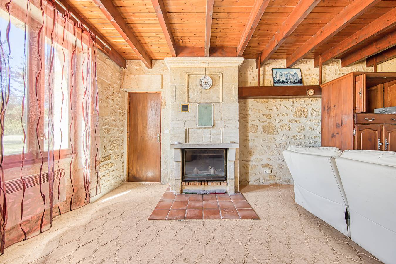 Maison de campagne avec grand jardin et terrasse parking prive ferme in Cavignac, Blaye und Umgebung