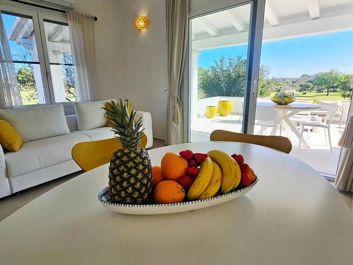 Ferienhaus für 4 Personen, mit Garten und Ausblick in Lu Miriacheddu