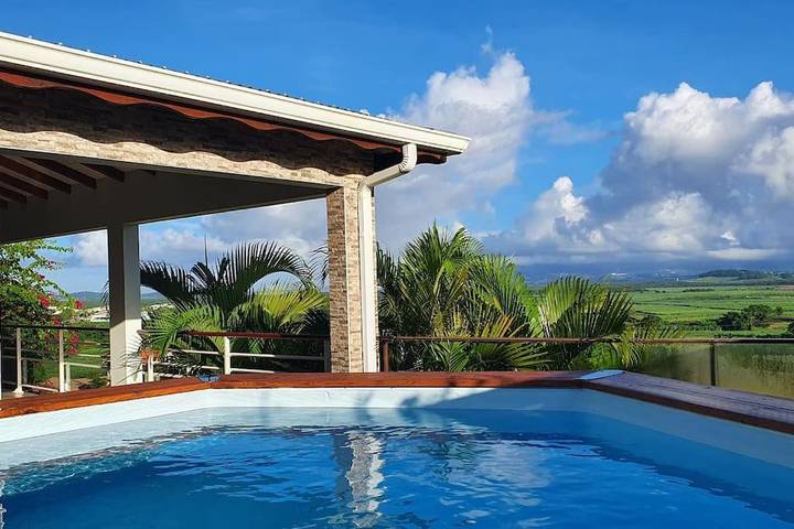 Appartement de vacances pour 10 personnes, avec piscine ainsi que jardin et vue - 1