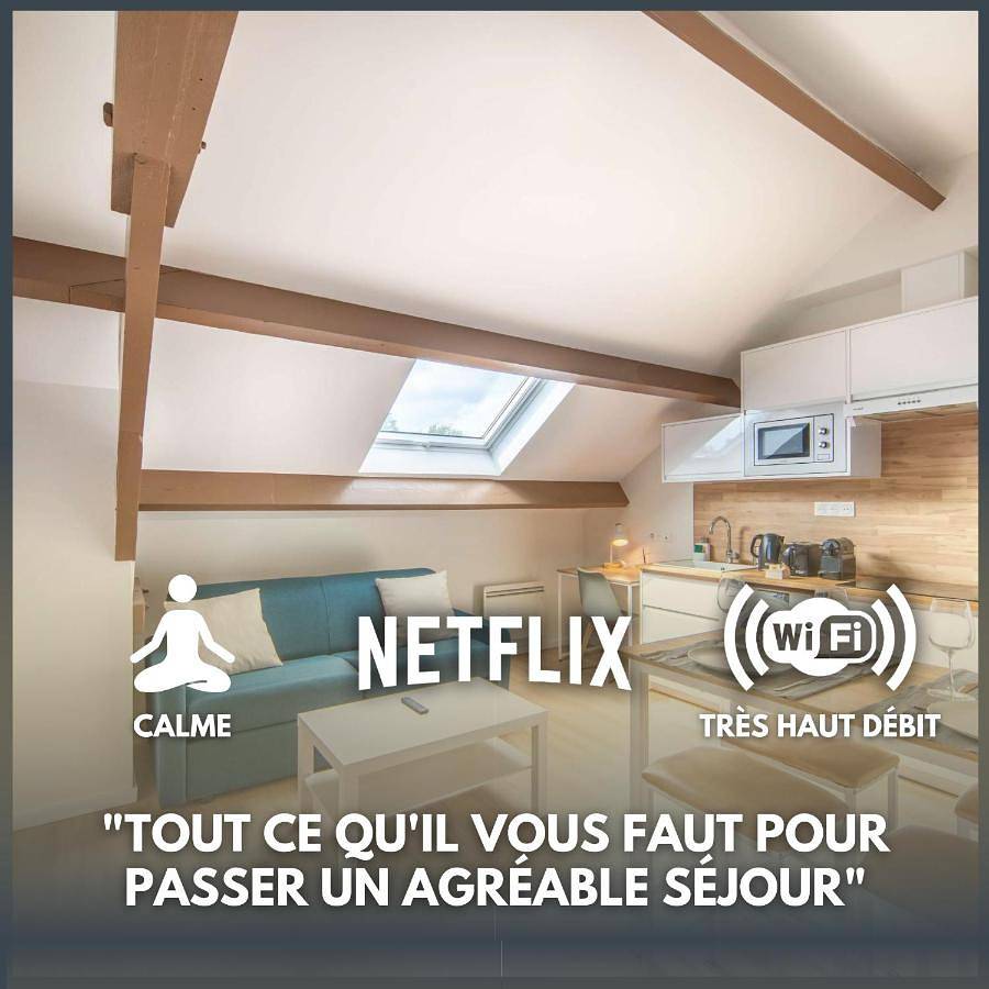 Appartement entier, Chrisst Rédempteur - Self Checkin Automatique - Netflix - 15 min Giverny in Bonnières-sur-Seine, Yvelines