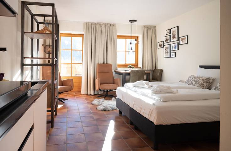 Studio für 2 Personen, mit Garten und Pool sowie Sauna, mit Haustier in Kaprun - 4