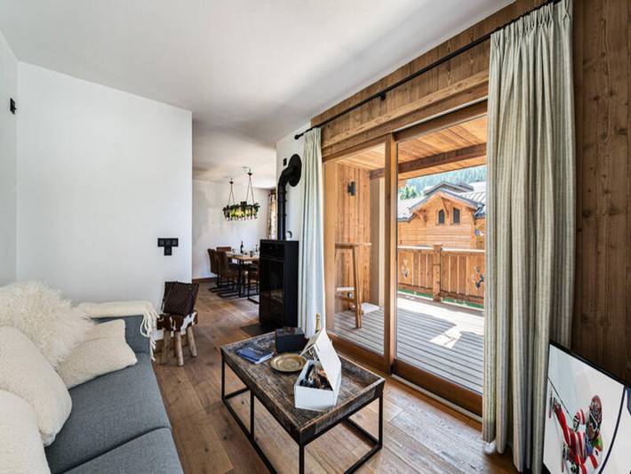 Gîte pour 8 personnes, avec balcon, animaux acceptés dans Courchevel 1300 (Le Praz) - 2