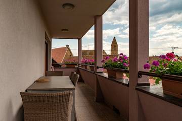 Gîte pour 4 personnes, avec balcon à Eguisheim