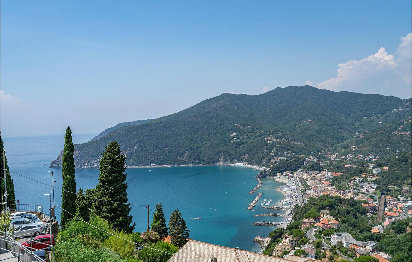 Retraite au bord de la mer : Terrasse, couchettes, Internet ! in Lemeglio, Moneglia