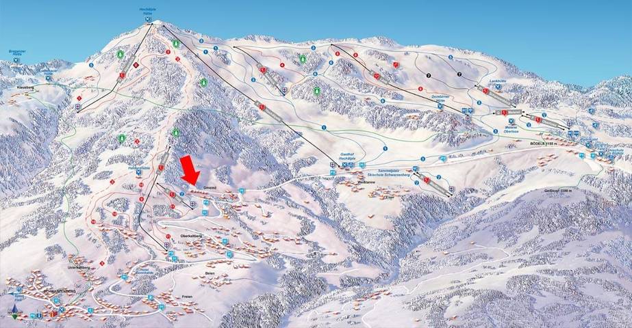 Ferienwohnung für 5 Personen, mit Garten und Ausblick in Schwarzenberg - 4