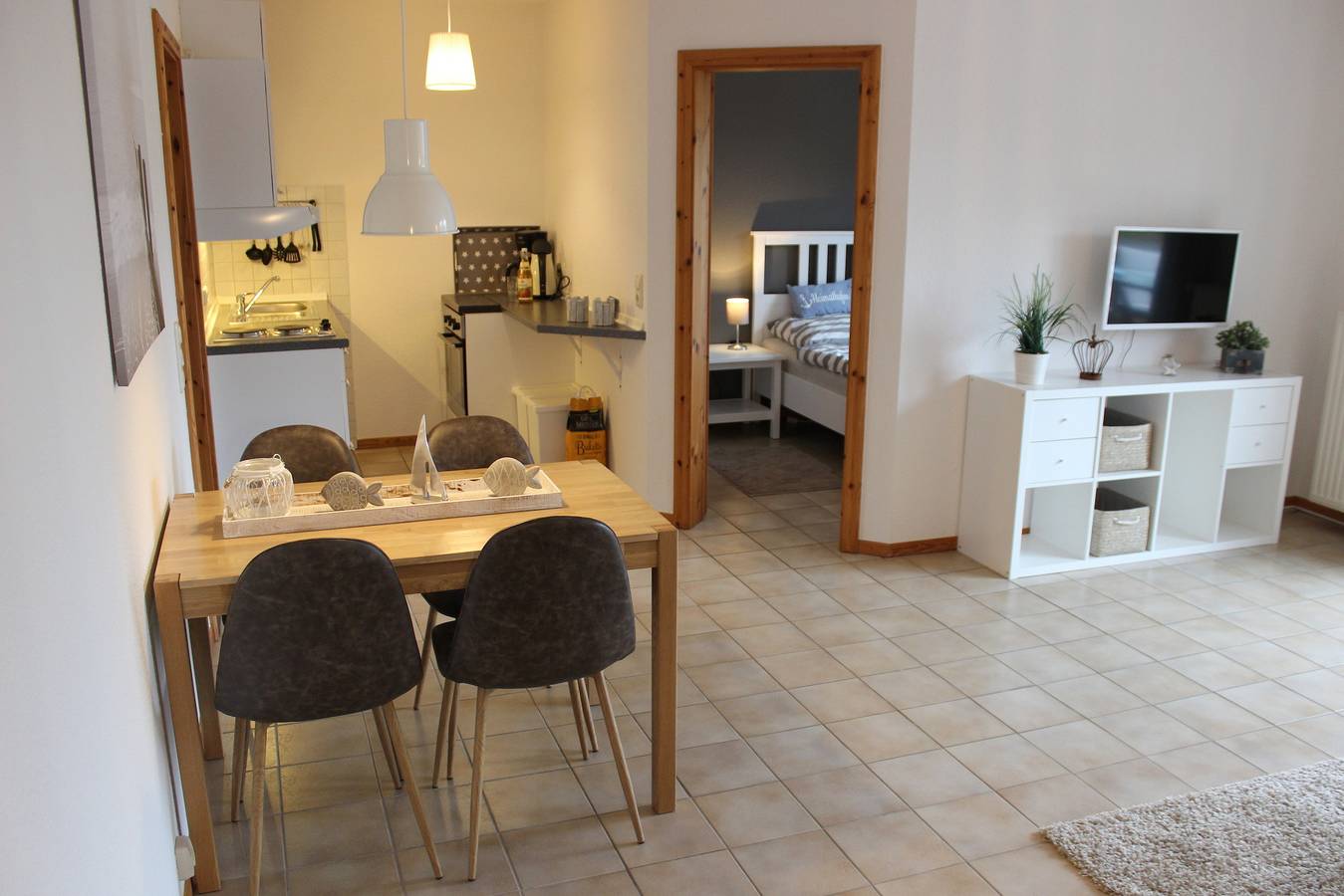 Ganze Ferienwohnung, Barfusspark - Ferienwohnung Backbord in Schwackendorf, Hasselberg