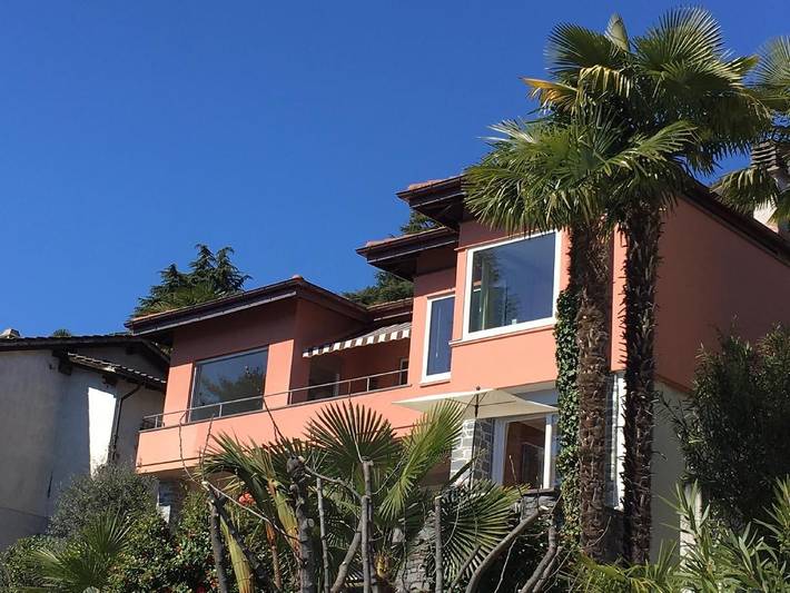 Ferienwohnung für 3 Personen, mit Garten und Terrasse sowie Seeblick in Orselina