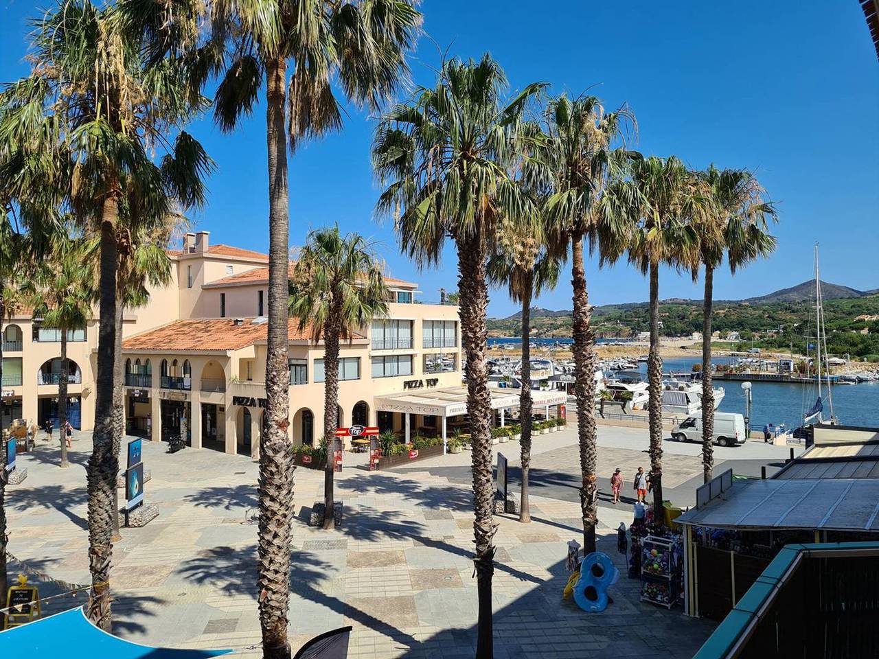 Entire apartment, 2-Br Cabin Apartment with Terrace, 100m from the Beach, Parking Included - Sleeps 5 in La Côte Vermeille, Argelès-sur-Mer