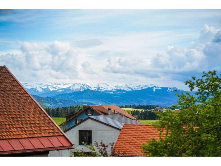 Ferienwohnung für 5 Personen, mit Terrasse und Sauna in Scheidegg