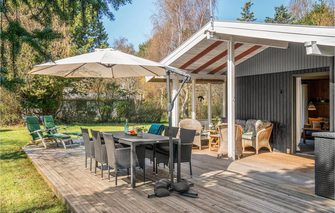 Ferienhaus für 6 Personen mit Terrasse in Overby Lyng, Sjællands Odde