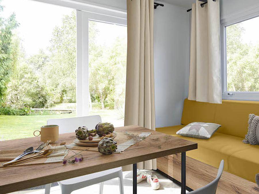 Camping l'Eden - Stacaravan 2 personen - Chalet Mobile Confort 1 slaapkamer in Bretignolles-sur-Mer, Loiredal