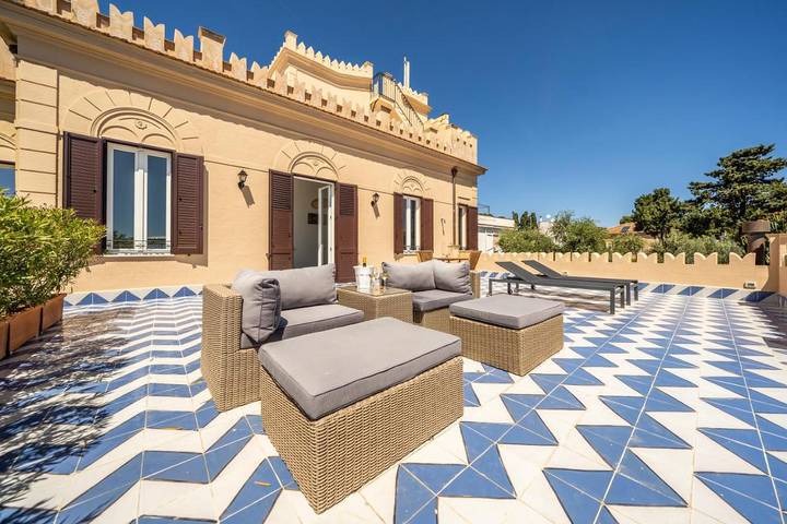 Ferienwohnung für 2 Personen, mit Balkon und Ausblick in Mondello - 2