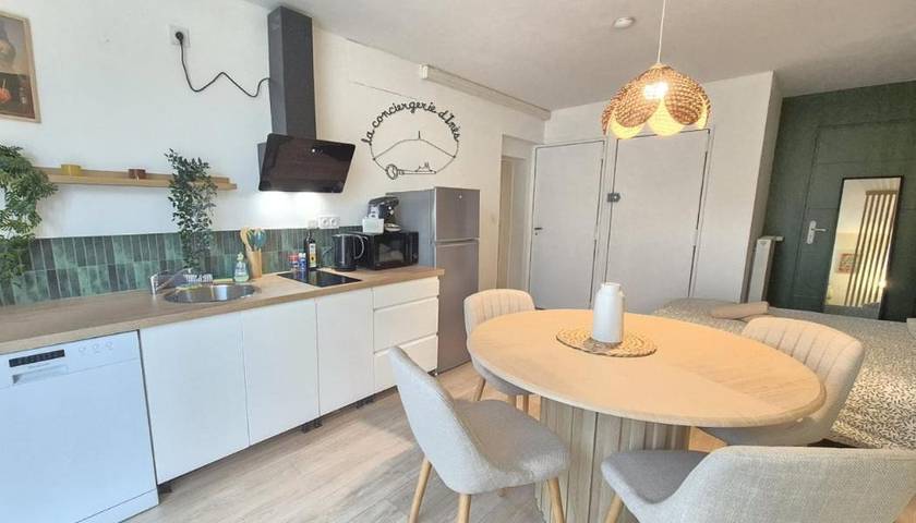 Appartement de vacances pour 4 personnes, avec Jardin