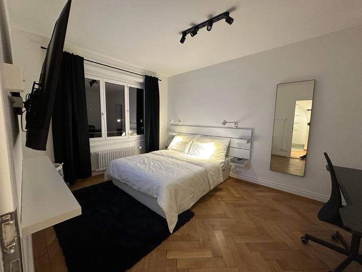 Vakantiewoning voor 2 personen, met uitzicht en balkon in Lausanne