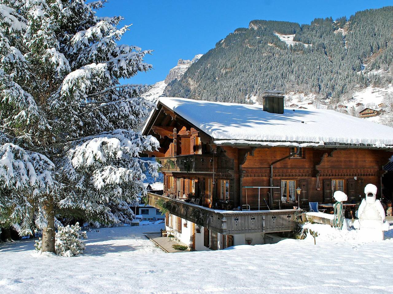 Entire apartment, Grindelwald 121 - Chalet Marie Rosa 121.3 in Schwendi b. Grindelwald, Grindelwald