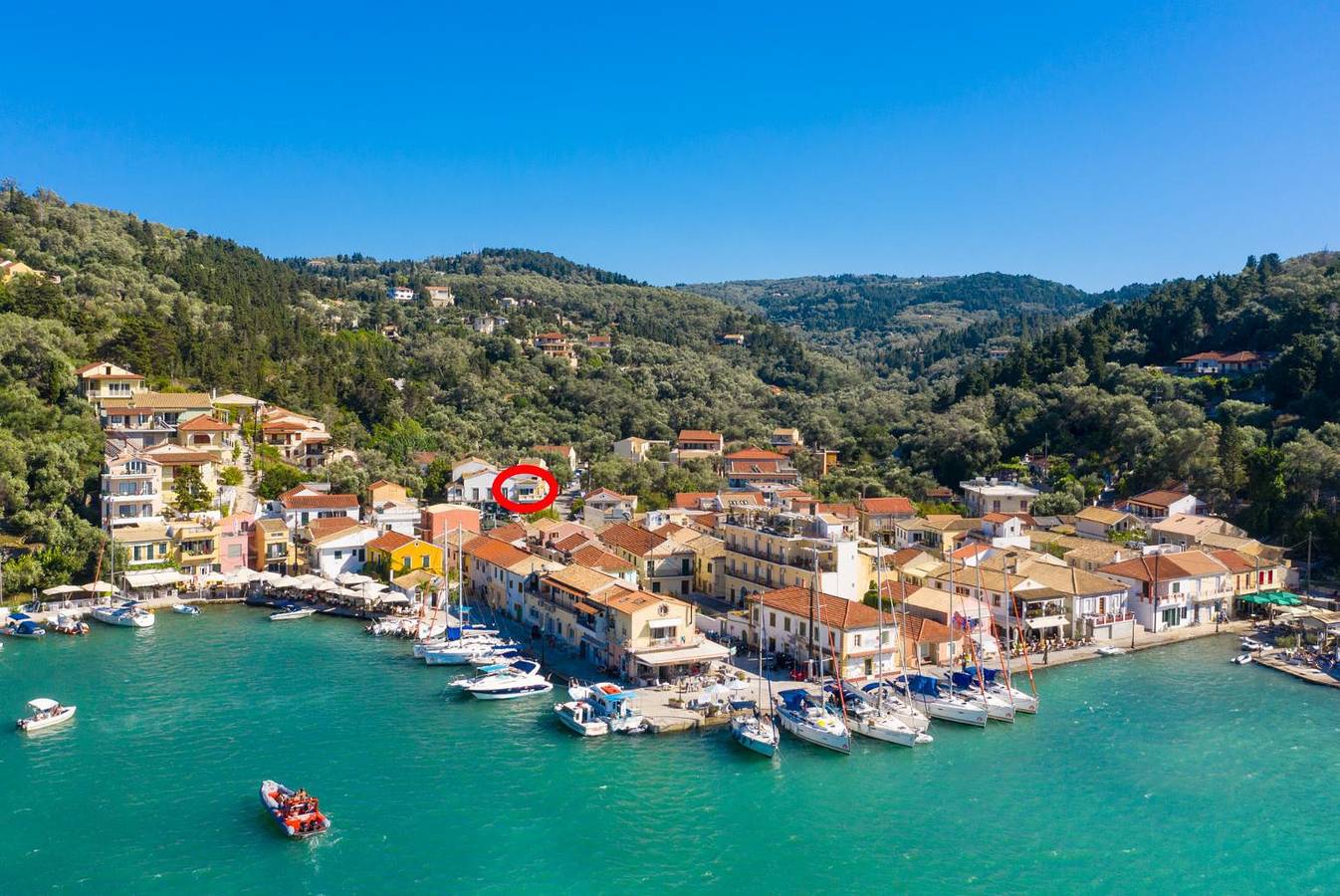 Ganze Wohnung, Ferienwohnung für 2 Personen mit Meerblick in Lakka, Paxos