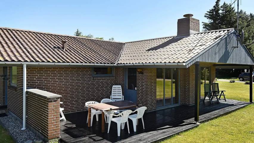 Ferienhaus für 5 Personen, mit Terrasse in Filsø See