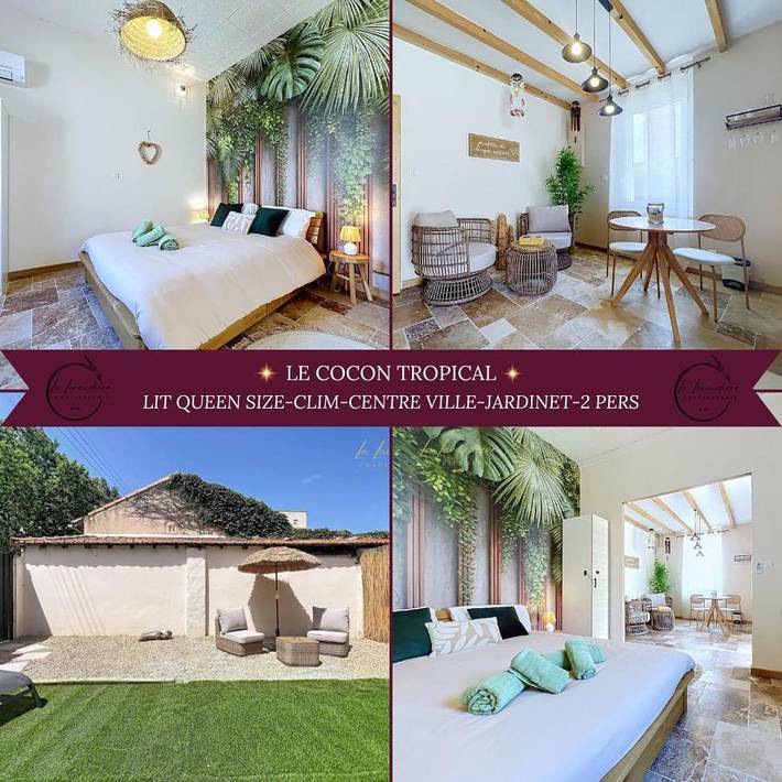 Apartamento de vacaciones para 2 personas, con terraza y jardín - 1