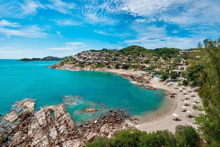 Hotel für 2 Personen, mit Ausblick und Garten sowie Pool auf Koh Samui