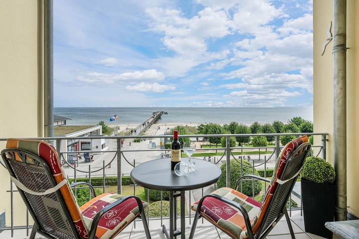Ferienwohnung für 2 Personen, mit Balkon und Seeblick in Bansin - 3