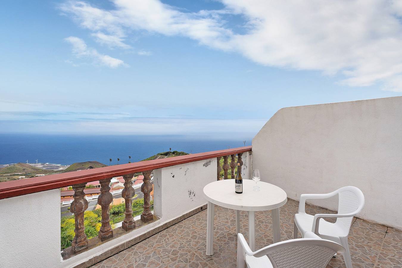 Ferienhaus Timarasan mit Meerblick, Terrasse und Wlan in Callejones, Villa de Mazo