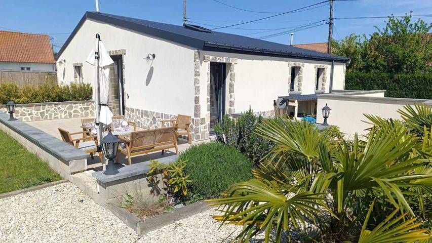 Maison de campagne pour 8 personnes, avec jardin