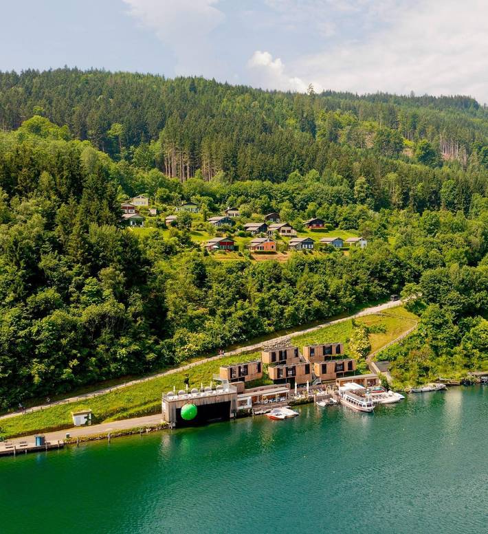 Chalet für 2 Personen, mit Seeblick und Garten sowie Ausblick und Sauna, mit Haustier am Millstätter See - 2