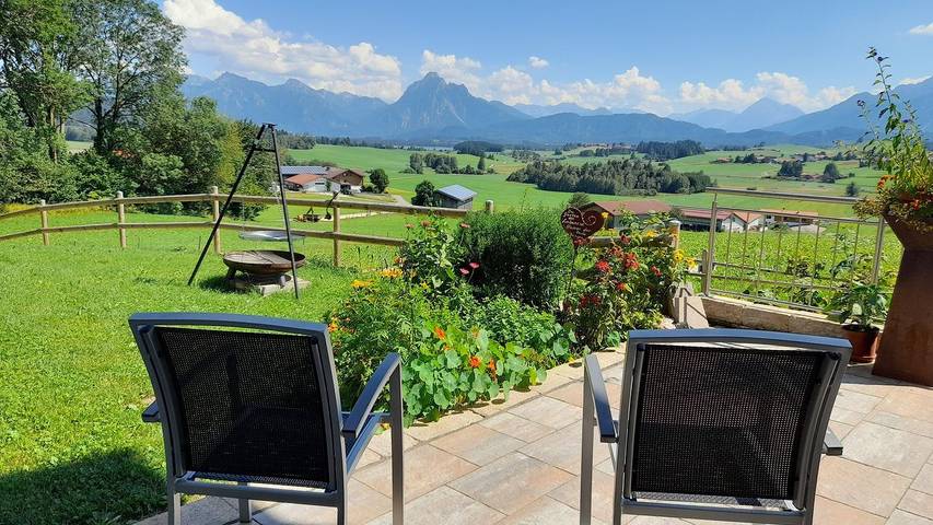 Ferienwohnung für 2 Personen, mit Whirlpool und Garten sowie Sauna, mit Haustier in Hopferau - 4