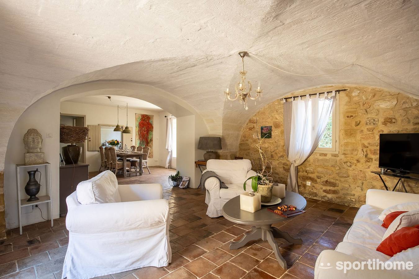 Casa Vacacional 'Rodin - Mas De Rey' con Terraza Privada, Jardín Compartido y Wi-Fi in Arpaillargues-et-Aureillac, Region de Nimes
