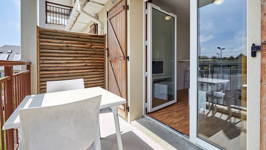 Studio für 2 Personen, mit Balkon in Auberville