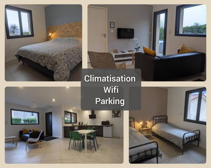 Maison de vacances pour 4 personnes, avec vue et jardin