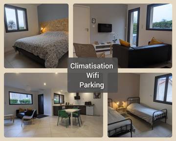 Location de vacances pour 4 personnes, avec vue et jardin dans Villieu-Loyes-Mollon