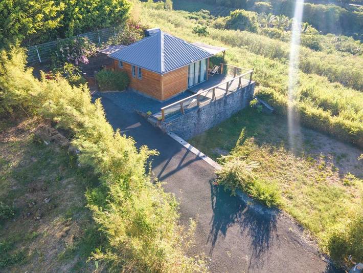 Maison de vacances pour 3 personnes, avec vue et jardin