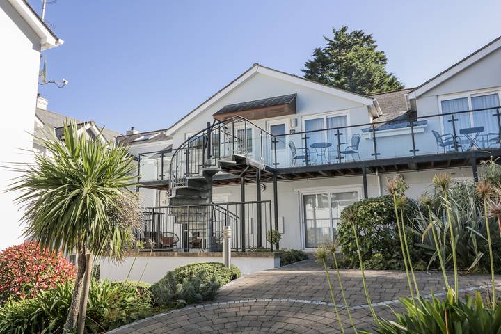 Log cabin for 4 people, with garden in Salcombe