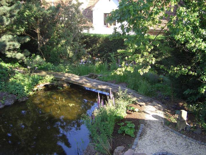 Ferienwohnung für 5 Personen, mit Terrasse und Garten sowie Pool und Sauna in der Pfalz