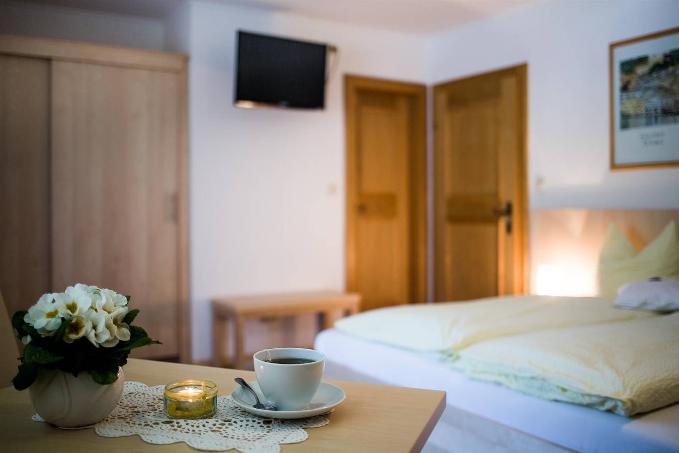 Wiesenblume/ Efeu Doppelzimmer, Dusche, Wc, Balkon in Rußbach am Paß Gschütt, Tennengau