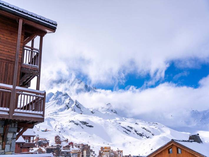 Chalet pour 4 personnes, avec balcon, animaux acceptés à Val Thorens