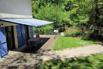 Location de vacances pour 4 personnes, avec terrasse et jardin à Bruniquel