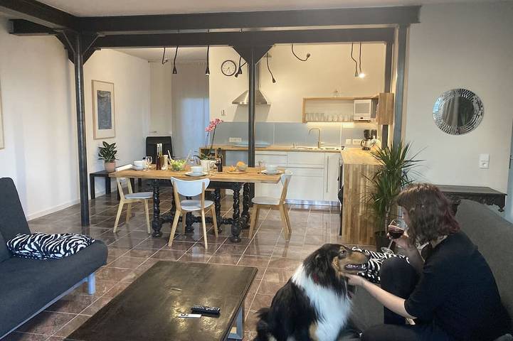 Ferienwohnung für 8 Personen, mit Terrasse und Garten in Michelstadt