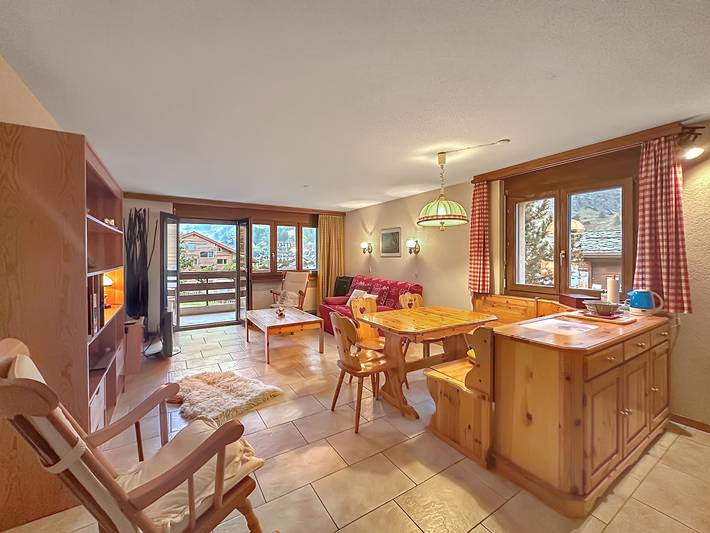 Gîte pour 4 personnes, avec balcon à Zermatt - 2
