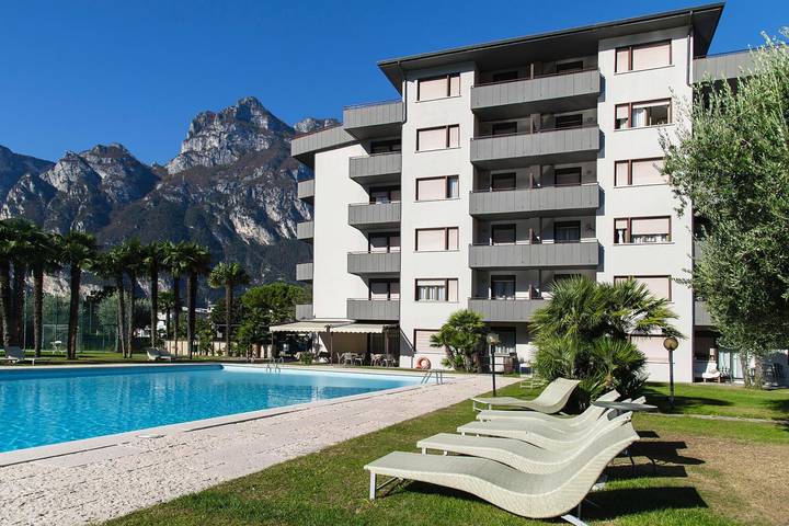 Ferienwohnung für 5 Personen, mit Pool und Balkon/Terrasse sowie Terrasse, mit Haustier in Riva del Garda - 4