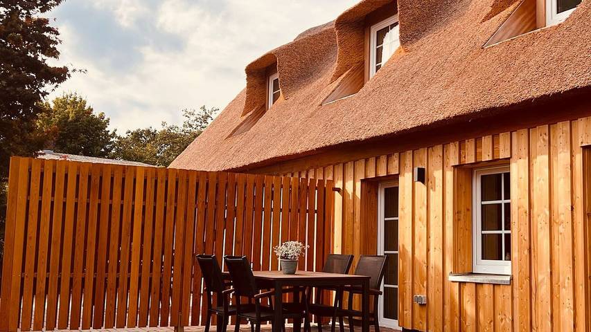 Ferienwohnung für 2 Personen, mit Terrasse und Garten sowie Sauna in Grödersby