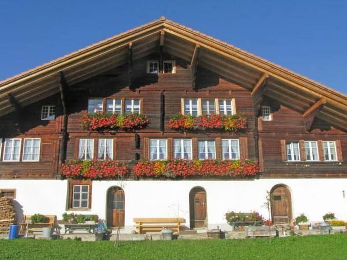 Ferienwohnung für 2 Personen, mit Garten im Berner Oberland