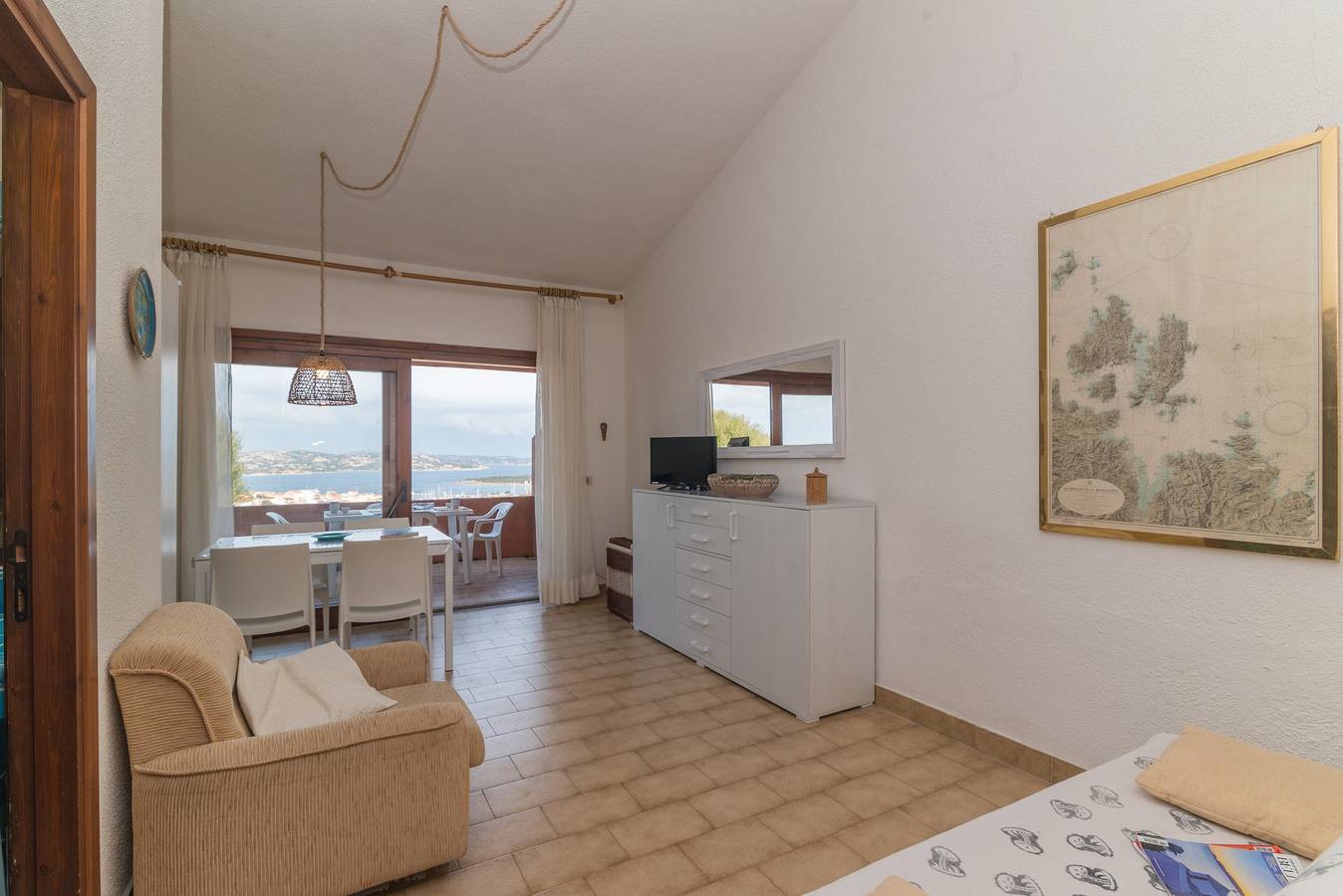 Ganze Wohnung, Palau: 3-Zimmer-Wohnung mit Meerblick und Garten in Palau (dorf), Palau (Sardinien)
