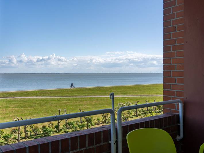 Ferienwohnung für 3 Personen, mit Balkon und Garten sowie Ausblick am Jadebusen - 2