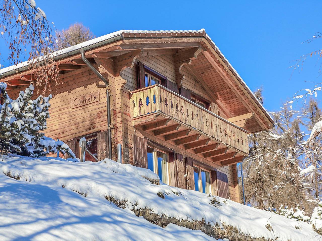 Chalet Chalet Clochette in La Tzoumaz, Riddes