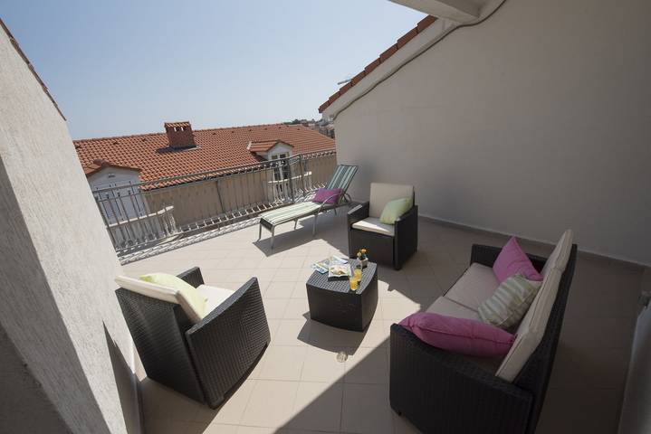 Ferienwohnung für 5 Personen, mit Terrasse und Ausblick