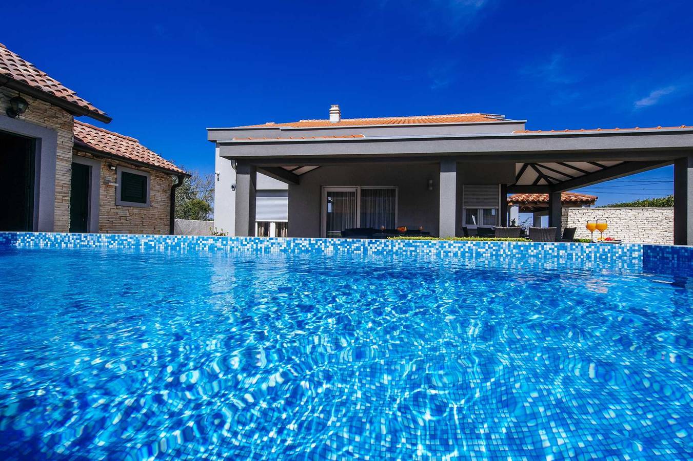 Villa Enna with heated pool in Zadar city, Zadar (Municipality)