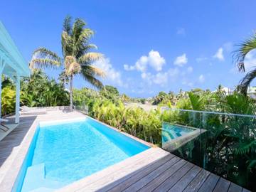 Gîte pour 6 personnes, avec jardin dans Golf international de Saint François