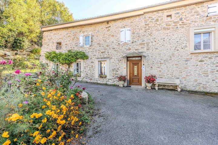 Gite du Moulin Ariège in Carla-de-Roquefort with Mountain View, Private Garden & Ac in Carla-de-Roquefort, Ariège